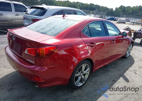 2010 Lexus Is 250 from USA, damaged, VIN JTHBF5C21A5119227